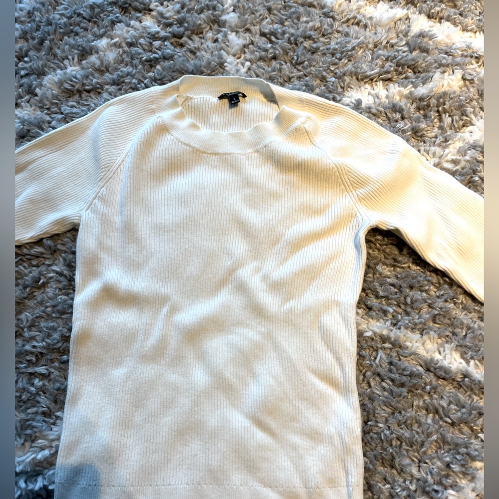 Talbots White Sweater
